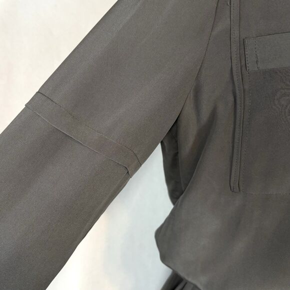 DVF Diane Von Furstenberg TAYA Dress 100% Silk Deep Ash - Picture 8 of 16